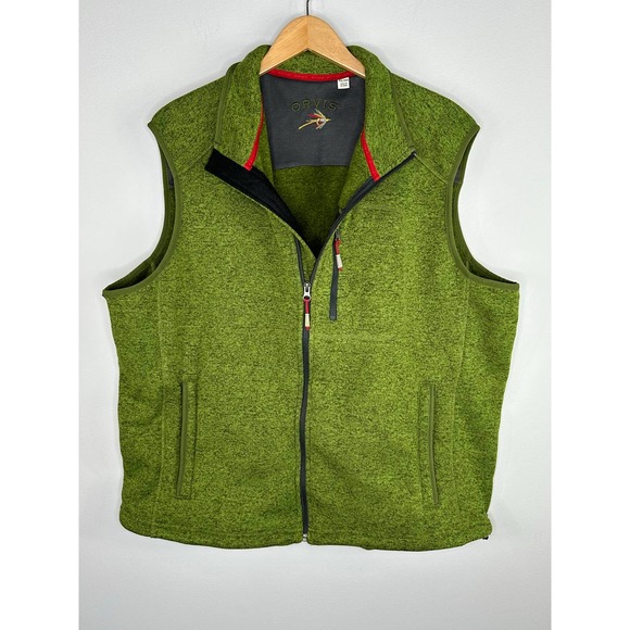 Orvis Other - Men's Orvis Olive Green Fleece Utilty Vest Size XXL